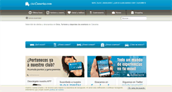 Desktop Screenshot of clubcanarias.com